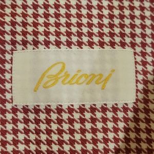 Men's Brioni Houndstooth Shirt